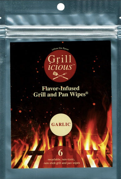 Grillicious GRATIFYING GARLIC Flavor-Infused Cooking Wipes® - Order (3) and shipping is FREE!