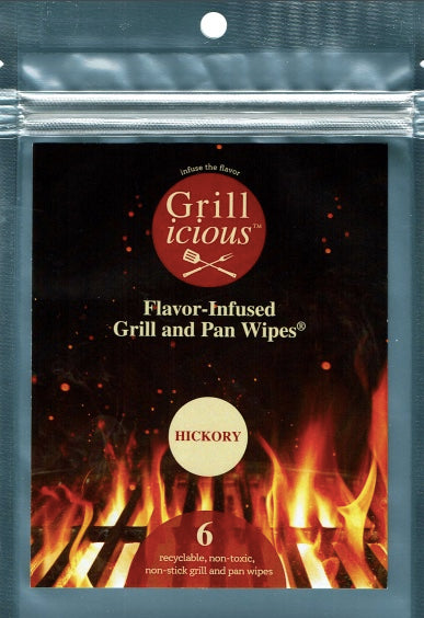 Grillicious SMOKIN' HICKORY Flavor-Infused Cooking Wipes® - Buy (3), shipping is FREE!