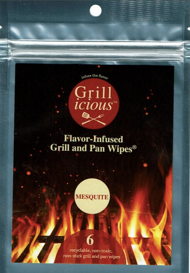 Grillicious MESQUITE MADNESS Flavor-Infused Cooking Wipes® - Buy (3), shipping is FREE!
