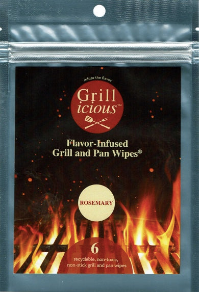 Grillicious RUSTIC ROSEMARY Flavor-Infused Cooking Wipes® - Buy (3), shipping is FREE!