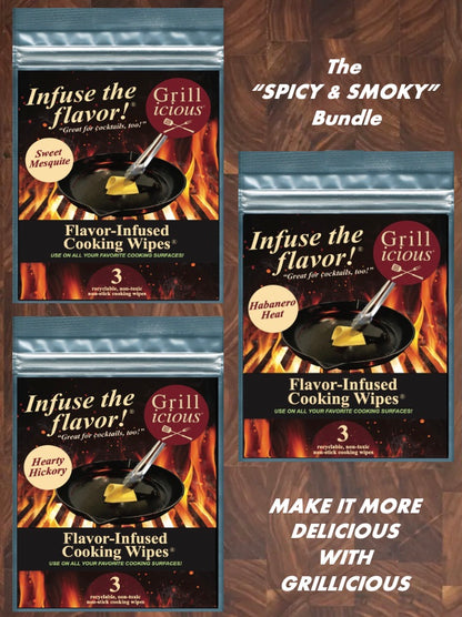 GET SPICY & SMOKY WITH THIS GRILLICIOUS BUNDLE - FREE SHIPPING!